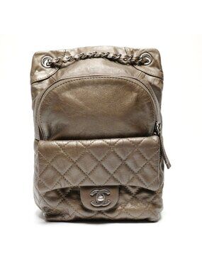 Chanel Backpack Lambskin Quilted Sac